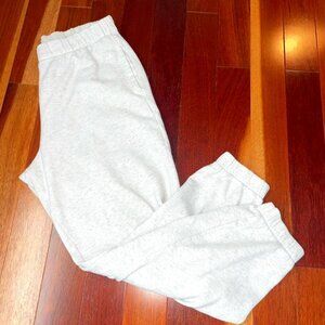 Hollister Feel Good Fleece Dad Joggers Gray Medium